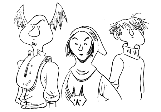 three