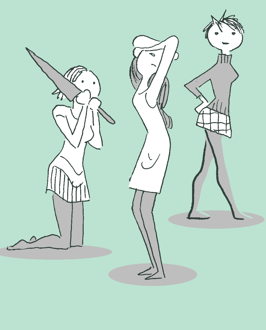 three