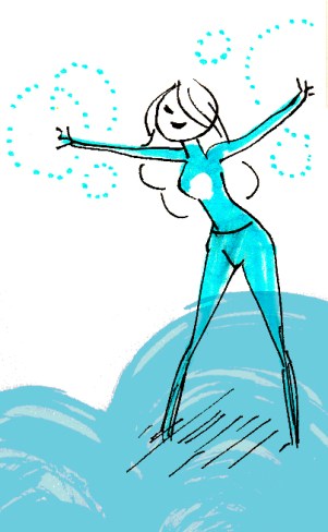 blue